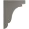 Ekena Millwork 3 1/2"W x 7 1/4"D x 9 1/2"H Bedford Wood Vintage Decor Bracket, Reclaimed Grey BKTWD04X07X10BEGY - alternate 2